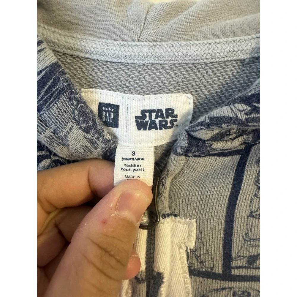 Gap Star Wars‎ Hoodie Size 3T GUC